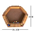 thumbnail image 2 of Waroomhouse Juego de Mesa de Dados para Adultos, Juego de Mesa Educativo de Matemáticas, Números, Estrategia, Juego de Escritorio de Madera para Niños, Adultos, Diversión Familiar, 1-6 Jugadores Incl, 2 of 8