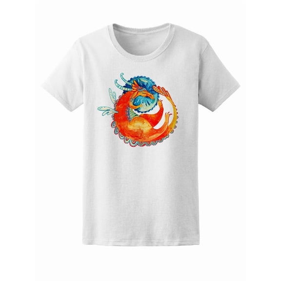 Watercolor Dragon T-Shirt Men -Image by Shutterstock, Male XX-Large