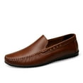 thumbnail image 4 of Men's Casual Loafers Slip On Leather Shoes Lightweight Driving Shoes Moccasins Classic Penny Loafer Flats Boat Shoes, 4 of 10