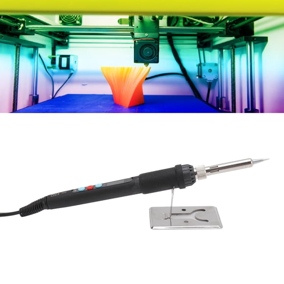 60W Digital Soldering Iron Heat Set Insert Tool, with 8Pcs Heat Set Insert Tips, M2, M2.5, M3, M4, M5, M6, M7, M8 Threaded Inserts Tool