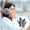 thumbnail image 4 of USB Powered Winter Heating Knitted Gloves for Cycling Typing and Outdoor Cold Weather Activities with Rechargeable Battery Operation, 4 of 4