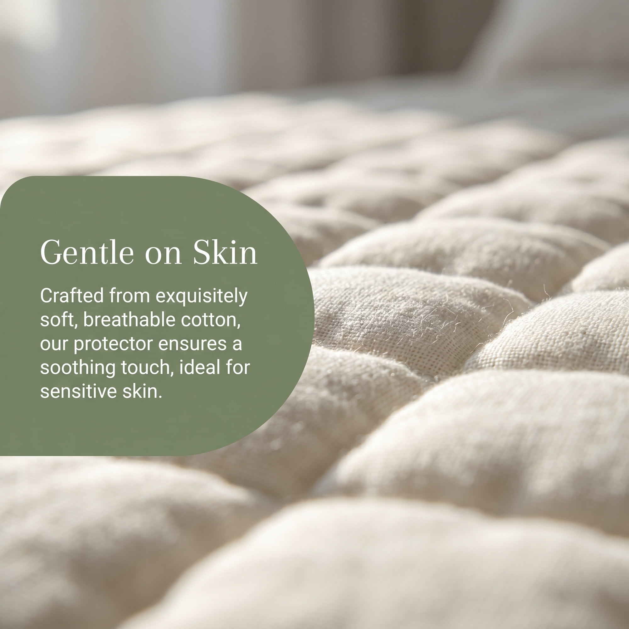 Unique Bargains Envelope-style Pillow Protector, 1 Pack Quilted Pillow Protector Beige