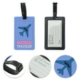 thumbnail image 3 of Unique Bargains 1 Pc Plane Pattern Luggage Tag for Travelling Blue, 3 of 5