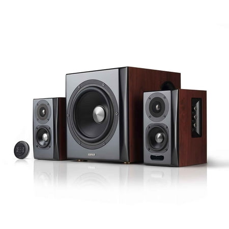 Edifier S350DB Bookshelf Speaker and Subwoofer 2.1 Speaker System Bluetooth v4.1 aptX Wireless Sound For Computer Rooms, Living Rooms and