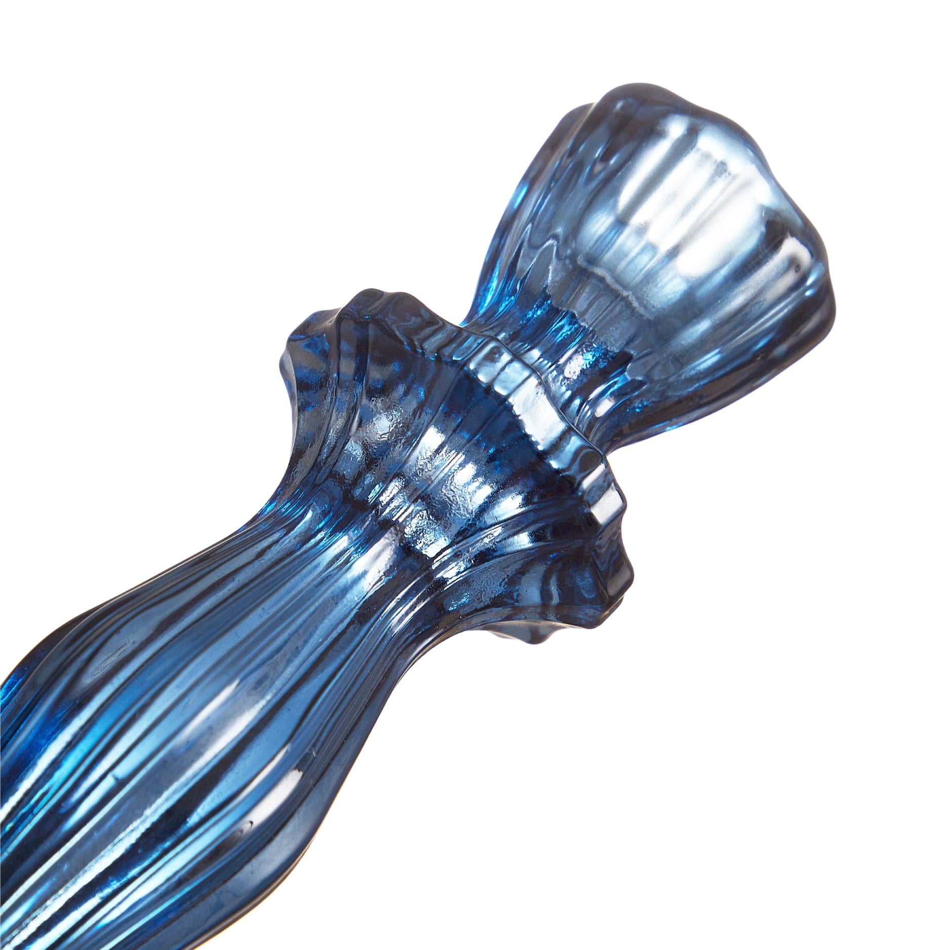 The Pioneer Woman Blue Glass Candleholder, Large