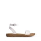 thumbnail image 2 of Sandalia DREAM PAIRS ELENA-5 Blanca de PU con Correa al Tobillo y Piso Plano de 2 cm, 2 of 8