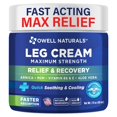 thumbnail image 1 of OWELL NATURALS Crema de alivio para piernas - Acción rápida Máxima fuerza natural con aloe vera vitamina E fórmula calmante, 1 of 5