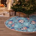 thumbnail image 5 of Rateoe Independence With Gnome Pattern Christmas Tree Skirt with Ties , Christmas Tree Decorations, Farmhouse Christmas Decor Xmas Holiday Decorations-30", 5 of 6