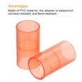 thumbnail image 4 of Conduit Coupler Transparent Red Straight Fittings 20mm Terminating Hose Electrical Conduit Pack of 20, 4 of 6