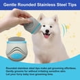 thumbnail image 4 of UYGDUY-Cats & Dogs Grooming Eye Comb Stainless Steel Deshedding Brush with Rounded Teeth for Shedding Flea Comb for Long & Short Haired Pets, 4 of 4