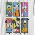 thumbnail image 2 of Boy's Mickey & Friends Colorful Character Panels  Graphic Tee White Small, 2 of 4