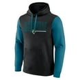 thumbnail image 2 of Men's Fanatics Black/Teal Jacksonville Jaguars Outline Pullover Hoodie, 2 of 3