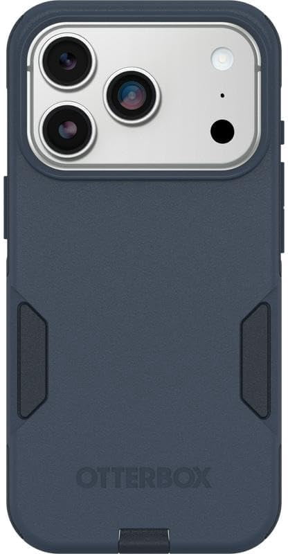 OtterBox iPhone 17 Pro (Only) Bundle: Commuter Series MagSafe Case & Screen Protector - Blue Sentiment - Built-in magnets - Thin & Protective - with Port Protection - Non-Retail Packaging