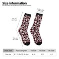 thumbnail image 2 of Rateoe French Bulldog1 for Women Casual Calf Socks - Cute Crew Socks - Thin Soft Above Ankle Socks Size 5-11, 2 of 6
