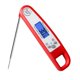 thumbnail image 5 of Lectura instantánea de alimentos de acero inoxidable a prueba de agua -58 degree F a 572 degree F degree C / degree F de conversión para freír en horno de cocina rojo y blanco BLESIY Cocinando, 5 of 5