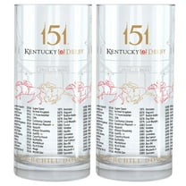 151st Kentucky Derby 12 oz. Mint Julep Glasses Two Pack