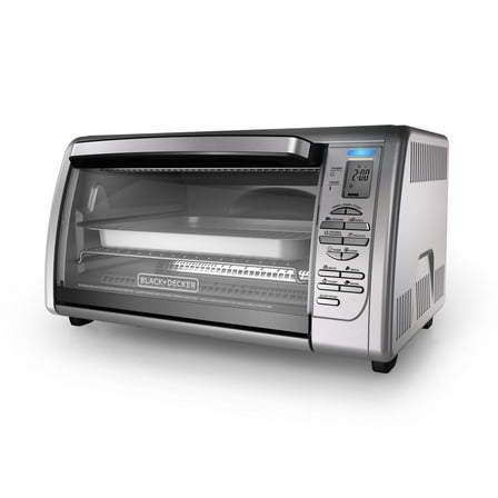 BLACK DECKER Countertop Convection Toaster Oven, Stainless Steel, CTO6335S