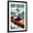 Black Frame, variant on Art.com Michigan - Pinup Girl Boating Art Print by Lantern Press, Black Frame Wall Art, 21" x 29"