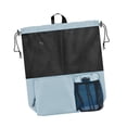 thumbnail image 3 of Mochila de malla con cordón, informal, para playa, de viaje Azul, 3 of 9
