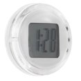 thumbnail image 2 of Shisuyan Waterproof Self Adhesive Small Digital Clock For Car Dashboard White 1Set 1.2x1.2x0.4in, 2 of 8