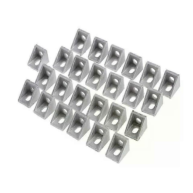 Angle Code Brackets, 25 Pcs Aluminum Alloy Extruded Hardware Corner Fitting