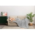 thumbnail image 2 of OKAO Home Goods Weighted Blanket Cool, Breathable And Comfortable Soft Thick for All Seasons - Silver, 2 of 5