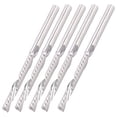 thumbnail image 3 of Single Flute Spiral End Mills,5pcs Straight Shank End Spiral Milling Cutter Spiral End Mill Smart Functionality, 3 of 8