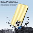 thumbnail image 4 of Funda de TPU a rayas para iPhone 16 Pro Max: ultrafina, a prueba de golpes, antiamarilleo, resistente a arañazos, compatible con carga inalámbrica, agarre mejorado, estilo negro., 4 of 7