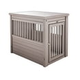 ECOFLEX® Dog Crate End Table Grey Medium