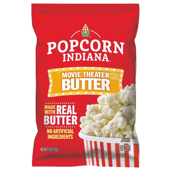Popcorn Indiana Original Crispy Crunch Real Butter Movie Theater Pop Corn Value Size, 5.5 oz
