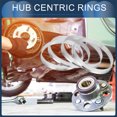 thumbnail image 2 of Unique Bargains Hub Centric Rings, 72.6mm ID to 73.1mm OD Vehicle Wheel Hubrings Aluminum Alloy, 4 Pcs, 2 of 6