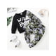 thumbnail image 3 of Ropa para bebés y niños pequeños, camiseta de manga larga, pantalones, trajes XBTCLXEBCO Negro, 3 años, 3 of 6