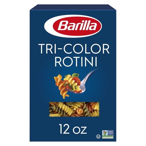 Barilla Tri-Color Rotini Pasta 12 Oz. (Pack of 20)