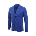 thumbnail image 4 of Lars Amadeus Men's Blazers Notched Lapel Long Sleeve Knit Blazer with Pockets, 4 of 7