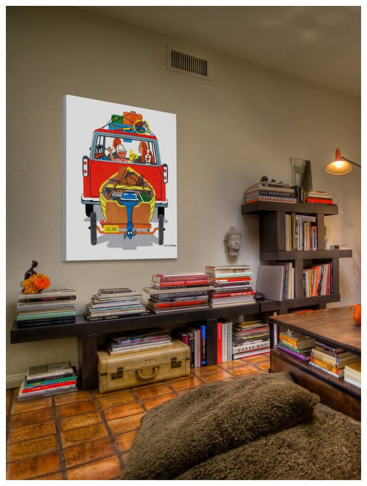 "Family Trip" by Curtis Painting Print on Canvas