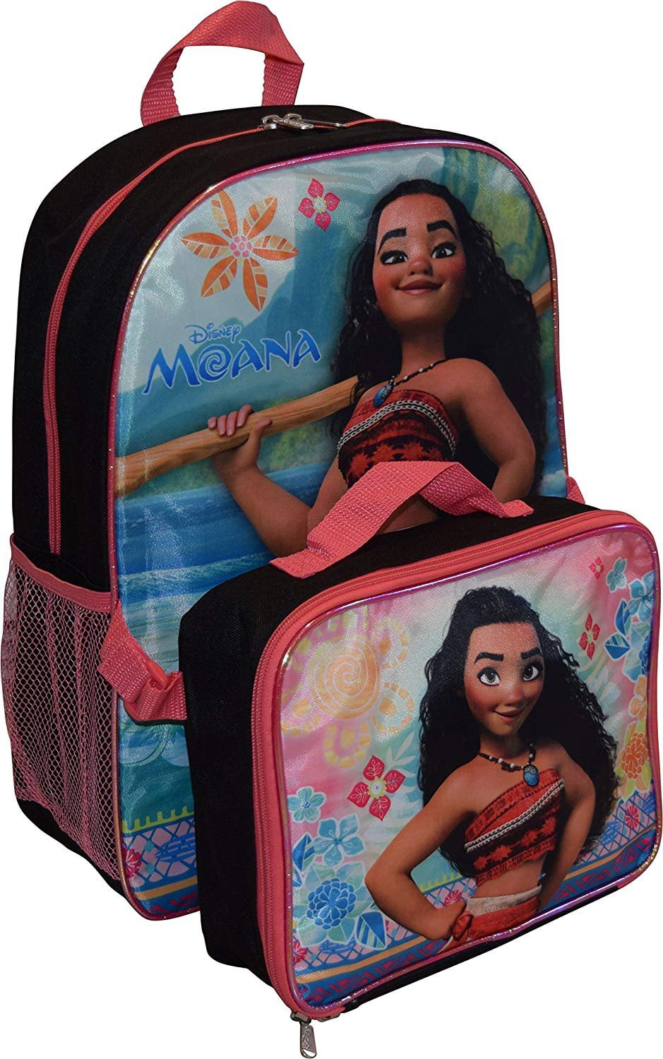 Disney Moana School 16” Backpack /&  Insulated Lunch Bag   2pc SET