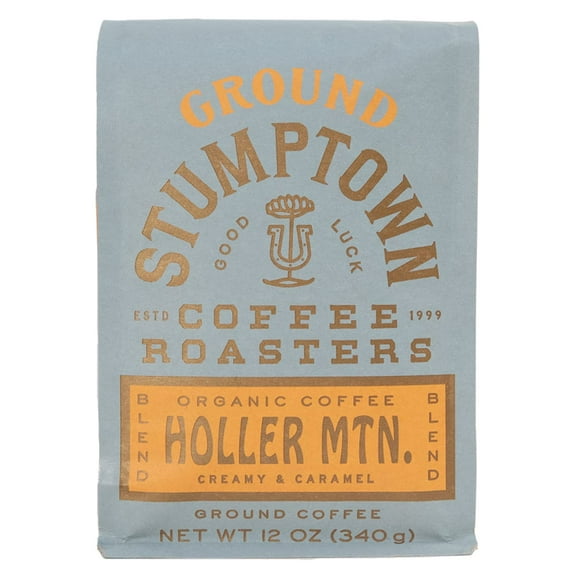 Stumptown Coffee Roasters, Organic Medium Roast BSL1 Ground Coffee - Holler Mountain 12 Ounce Bag, Flavor Notes of Citrus Zest, Caramel and Hazelnut