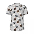 thumbnail image 4 of T Shirt For Men Sportswear T-Shirt For Man Chicken Art Novelty Cute Hen Print Beach Tee Shirt O Neck, 4 of 7