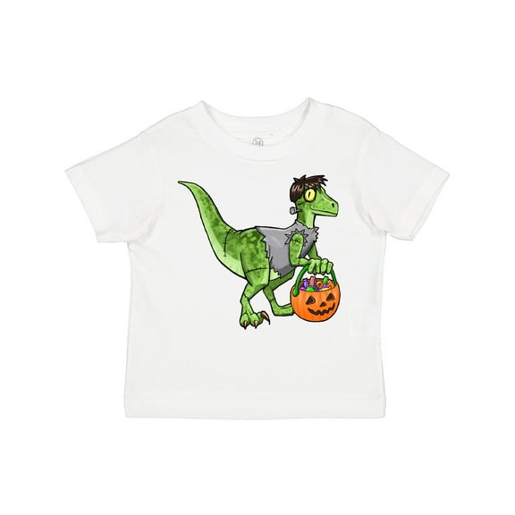 Inktastic Trick or Treat Franken-raptor Boys or Girls Toddler T-Shirt