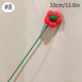 thumbnail image 3 of Ramo de flores de Navidad de punto, flores terminadas a crochet, flores de Papá Noel hechas a mano, regalo de Año Nuevo para fiesta de Navidad, decoración del hogar, 3 of 5
