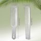 thumbnail image 2 of Set of 2 Metal Combs Fine Styling Barber Comb Fine Tooth Cutting Comb (Silver) - ya01, 2 of 5