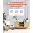 thumbnail image 3 of White Wood Peel & Stick Wallpaper, 17.7"x472.4" Waterproof Self-Adhesive Vinyl Roll, Textured Contact Paper for Kitchen, Bathroom, Bedroom, Office Desk - Easy Clean & Removable, 3 of 11