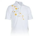 thumbnail image 1 of Monterey Club Men's Argyle Element Print Contrast Golf Polo Shirt #1529, 1 of 2