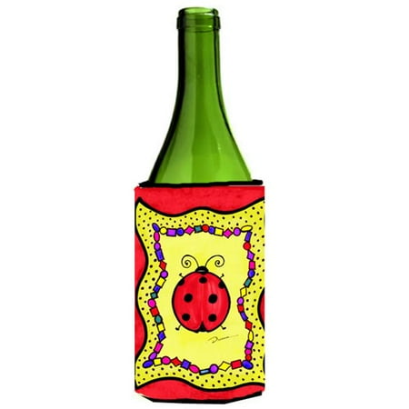 

Carolines Treasures LD6046LITERK Lady Bug Wine bottle sleeve Hugger - 24 oz.