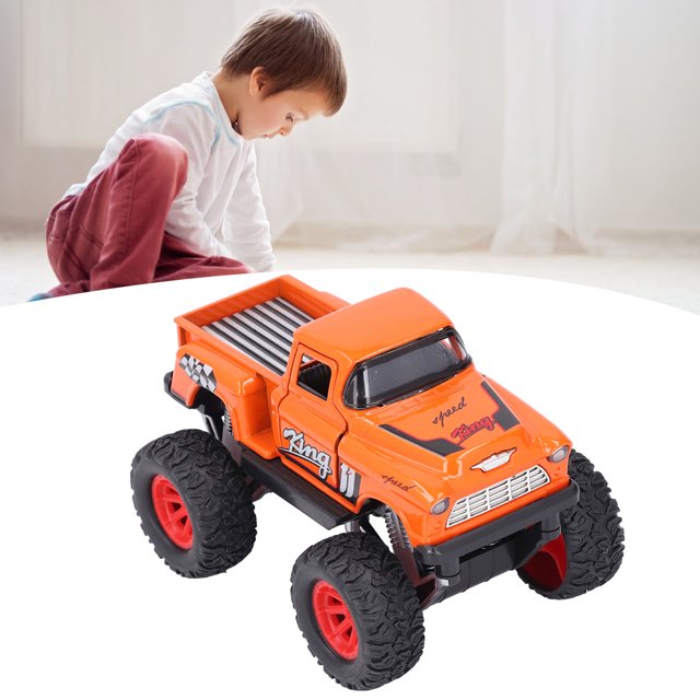Camion en Alliage, Véhicule de Simulation Sonore et Lumineuse pour Enfants, Modèle Interactif en Alliage