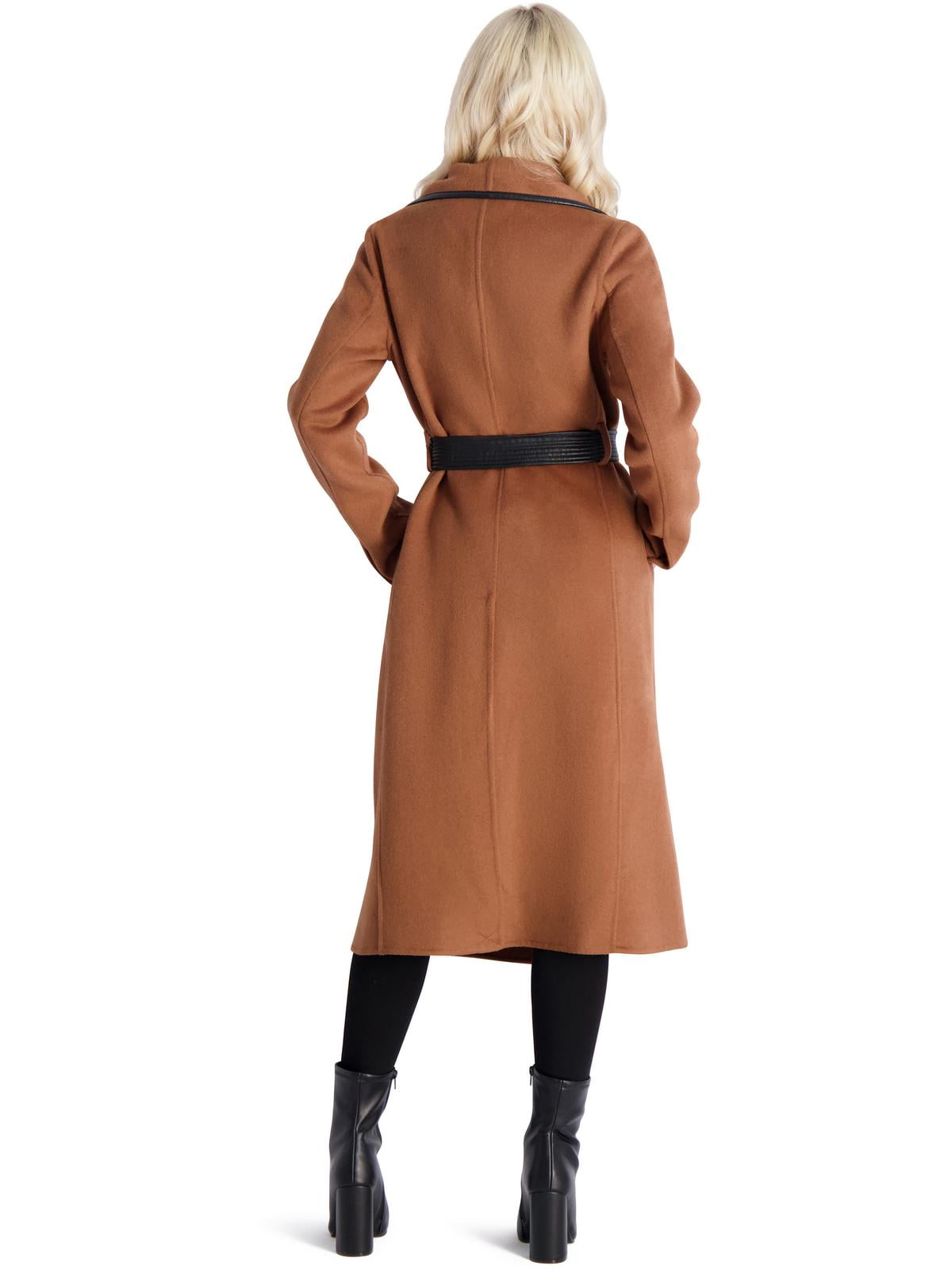 Tahari camel coat deals