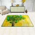 thumbnail image 3 of SKYSONIC Area Rug Carpet Tree Painting Doormat for Hardwood Floor Entrance Living Room Bedroom 2'7" x 1'8" (31 x 20 in), 3 of 6