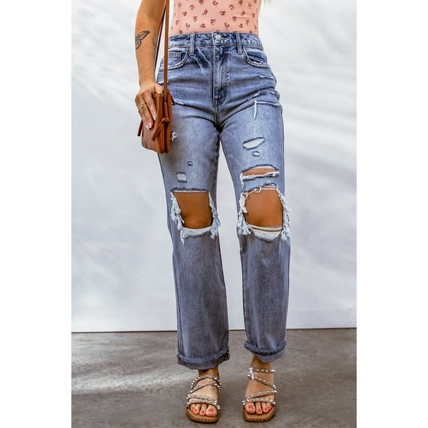 Big knee store hole jeans