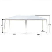 10 x 20 Outdoor Tent Canopy Tent Party Tent Wedding Tent Gazebo Pavilion Backyard Tent with Side Walls, White W15620