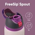 thumbnail image 4 of Freesip Bouteille d'Eau Isolée en Acier Inoxydable 24oz avec Paille - Sans BPA, 4 of 7
